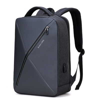 ODM USB กระเป๋าเป้สะพายหลังแล็ปท็อปป้องกันการโจรกรรม 15.6 นิ้ว Men Travel Leisure School Rucksack
