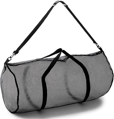 กระเป๋ากีฬา Duffle ตาข่ายอเนกประสงค์ขนาดใหญ่พร้อมซิปปรับได้