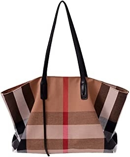 ผ้าใบสตรีกระเป๋าถือหรูความจุขนาดใหญ่ผู้หญิงกระเป๋า Crossbody ขนาดใหญ่