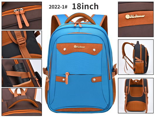 กระเป๋าเป้สะพายหลังแบบสบาย ๆ สำหรับธุรกิจแบบขยายได้แล็ปท็อป 18 นิ้ว Nylon Travel Backpack