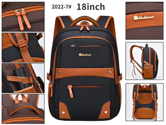 กระเป๋าเป้สะพายหลังแบบสบาย ๆ สำหรับธุรกิจแบบขยายได้แล็ปท็อป 18 นิ้ว Nylon Travel Backpack