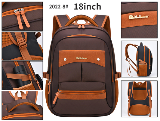 กระเป๋าเป้สะพายหลังแบบสบาย ๆ สำหรับธุรกิจแบบขยายได้แล็ปท็อป 18 นิ้ว Nylon Travel Backpack