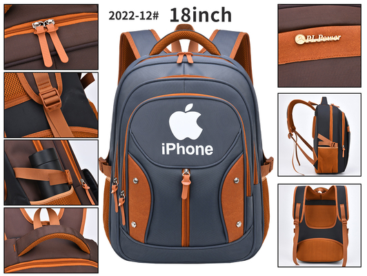 กระเป๋าเป้สะพายหลังแบบสบาย ๆ สำหรับธุรกิจแบบขยายได้แล็ปท็อป 18 นิ้ว Nylon Travel Backpack