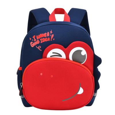 ODM กระเป๋าเป้สะพายหลังเด็กไดโนเสาร์ 3D การ์ตูนเด็กวัยหัดเดินอนุบาล Mochila สำหรับชายหญิง 2-5 ปี