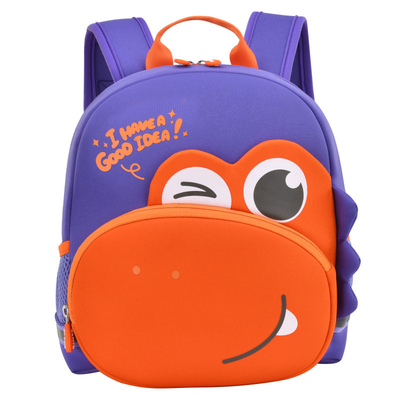 ODM กระเป๋าเป้สะพายหลังเด็กไดโนเสาร์ 3D การ์ตูนเด็กวัยหัดเดินอนุบาล Mochila สำหรับชายหญิง 2-5 ปี
