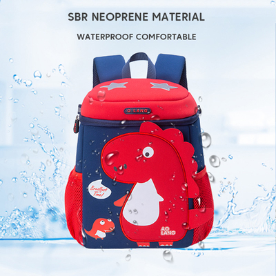 เด็กวัยหัดเดิน 3D ไดโนเสาร์อนุบาล Mochila กระเป๋าเป้สะพายหลังการ์ตูนน่ารักสำหรับ Boys Girls