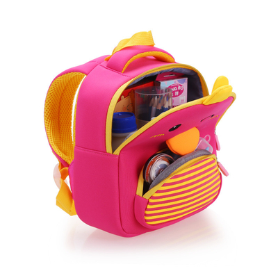 3D CuteWaterproof Children School Backpack Bird School Bags For Kids Boys
