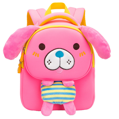 กระเป๋าเป้สะพายหลังตุ๊กตาเด็กการ์ตูนตุ๊กตา Neoprene สุนัขน่ารัก กระเป๋าเด็ก Kids Gift