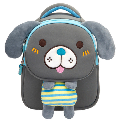 กระเป๋าเป้สะพายหลังตุ๊กตาเด็กการ์ตูนตุ๊กตา Neoprene สุนัขน่ารัก กระเป๋าเด็ก Kids Gift