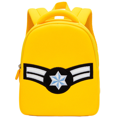 BSCI เครื่องบินนักบินเด็กกระเป๋าเป้สะพายหลังเด็ก Neoprene โรงเรียนอนุบาลกันน้ำกระเป๋า