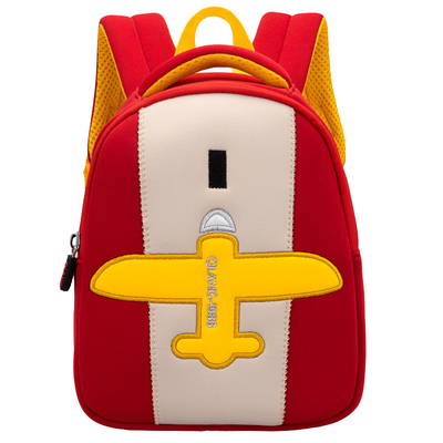 BSCI เครื่องบินนักบินเด็กกระเป๋าเป้สะพายหลังเด็ก Neoprene โรงเรียนอนุบาลกันน้ำกระเป๋า