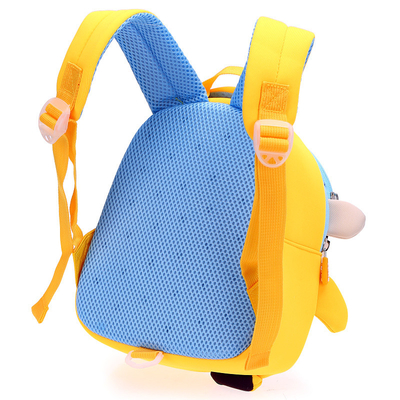 กระเป๋าเป้สะพายหลังเด็กลิงกันน้ำ Neoprene 3D การ์ตูนน่ารัก ต่อต้าน กระเป๋านักเรียนหาย 2 ขนาด