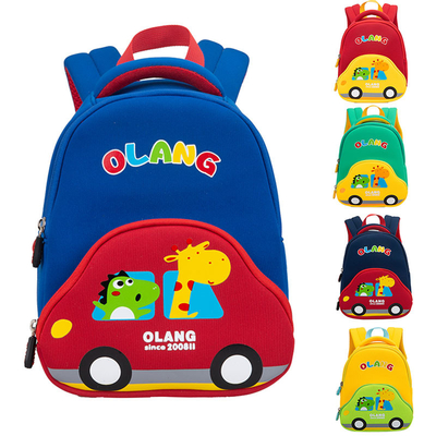 กระเป๋าเป้สะพายหลังเด็กกันน้ำ Anti Lost 3D Car Schoolbags 2 ขนาด 400g