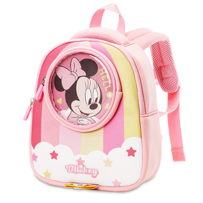 กระเป๋าเป้เด็กกันน้ำ มินนี่ มิกกี้ Disney Kindergarten Childrens Anti Lost Mochila