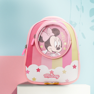 กระเป๋าเป้เด็กกันน้ำ มินนี่ มิกกี้ Disney Kindergarten Childrens Anti Lost Mochila