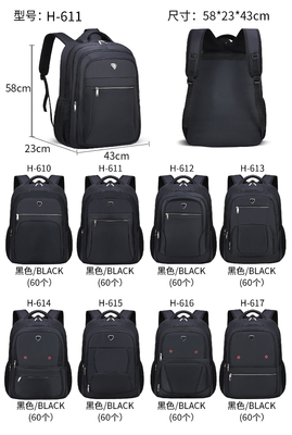 มัลติฟังก์ชั่ธุรกิจโน๊ตบุ๊ค Rucksack ฟิล์มกันน้ำผู้ชายกระเป๋าลำลอง