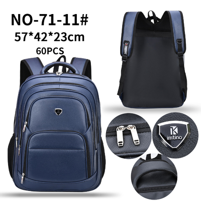 Pu Leather Retro Business กระเป๋าเป้สะพายหลังแบบสบาย ๆ ชายกระเป๋าใส่แล็ปท็อปสำหรับธุรกิจสำหรับผู้ชาย