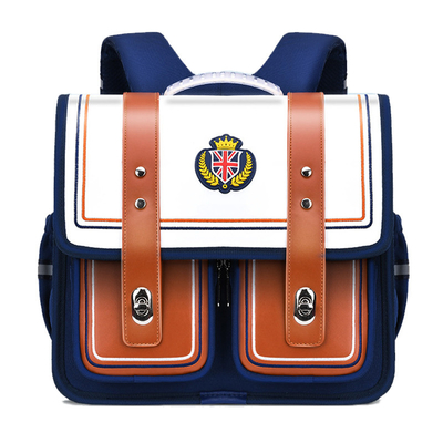 OEM กระเป๋านักเรียนกระดูกและข้อ Softback FCS School Kid Satchel Knapsack