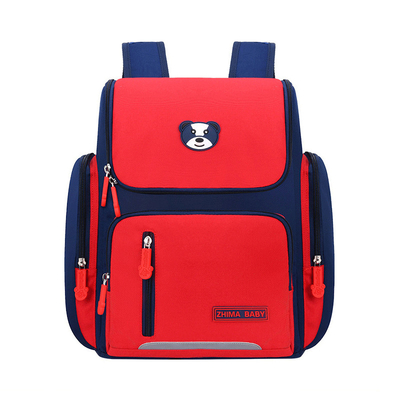 เป้โรงเรียนประถมหนังเด็กชายหญิงเด็กกระดูก Mochila 42*32*20cm