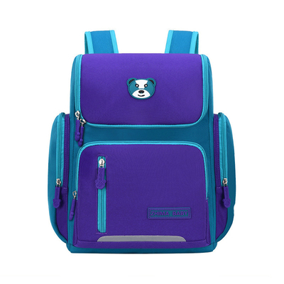 เป้โรงเรียนประถมหนังเด็กชายหญิงเด็กกระดูก Mochila 42*32*20cm