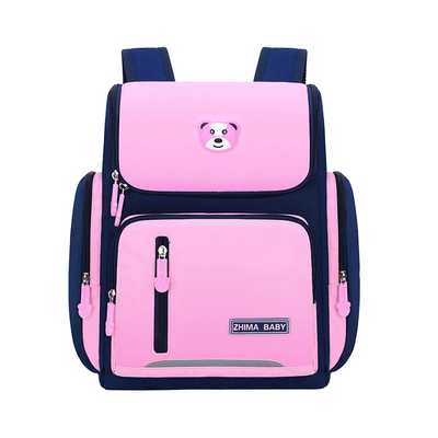 เป้โรงเรียนประถมหนังเด็กชายหญิงเด็กกระดูก Mochila 42*32*20cm