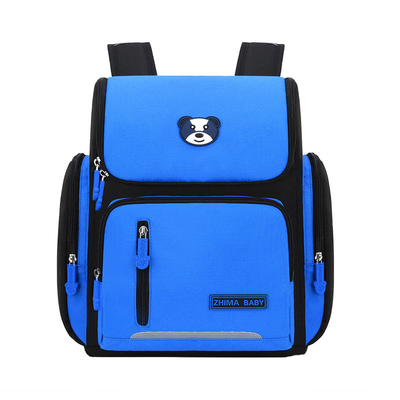 เป้โรงเรียนประถมหนังเด็กชายหญิงเด็กกระดูก Mochila 42*32*20cm