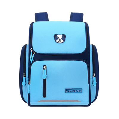 เป้โรงเรียนประถมหนังเด็กชายหญิงเด็กกระดูก Mochila 42*32*20cm