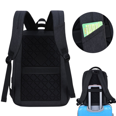 ODM USB กระเป๋าเป้สะพายหลังแล็ปท็อปป้องกันการโจรกรรม 15.6 นิ้ว Men Travel Leisure School Rucksack