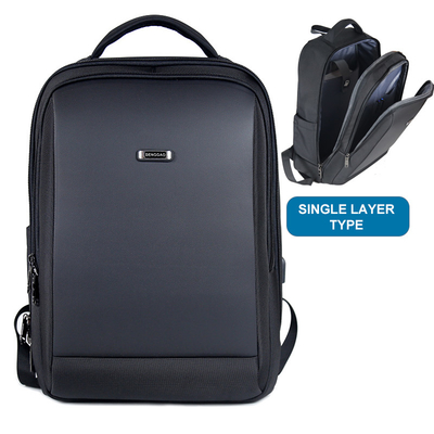 กระเป๋าเป้สะพายหลังแล็ปท็อปสำหรับธุรกิจขนาด 18 นิ้ว USB Men Outdoor Waterproof Laptop Rucksack