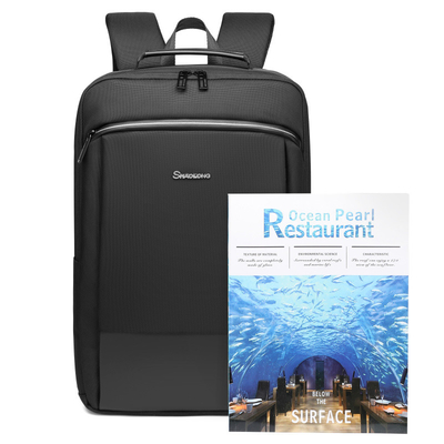FCS Business Laptop Backpack USB Charging Men's Travel Business Casual Backpack