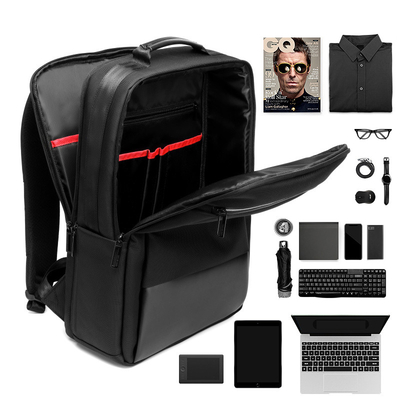 FCS Business Laptop Backpack USB Charging Men's Travel Business Casual Backpack