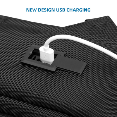 FCS Business Laptop Backpack USB Charging Men's Travel Business Casual Backpack