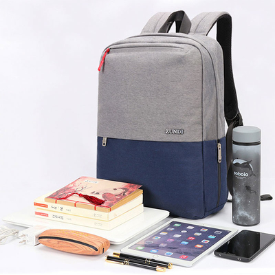 USB ป้องกันการโจรกรรมชาร์จกระเป๋าเป้สะพายหลังกันน้ำ 15.6 นิ้วแล็ปท็อป Rucksack
