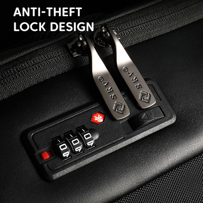 Anti Thief Business กระเป๋าเป้สะพายหลังแล็ปท็อปความจุขนาดใหญ่ไนลอน 15.6 นิ้ว