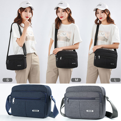 ผ้าใบลำลองไหล่ Messenger กระเป๋า Solid Buckle MultiPocket