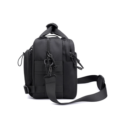 Multifunction Men Messenger กระเป๋า กระเป๋าสะพายไหล่ชายความจุขนาดใหญ่ Casual Waterproof