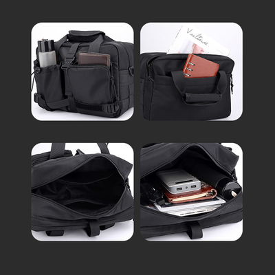 Multifunction Men Messenger กระเป๋า กระเป๋าสะพายไหล่ชายความจุขนาดใหญ่ Casual Waterproof