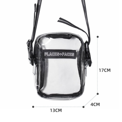 Places Faces Fashion Fanny Pack ODM กระเป๋าด้านข้าง PVC ใส