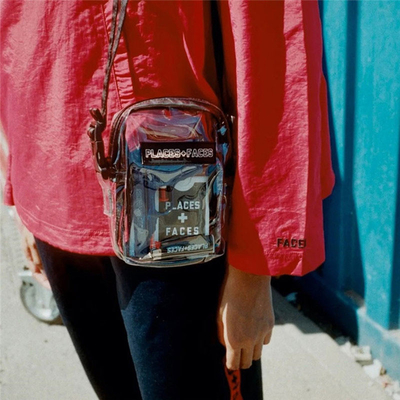 Places Faces Fashion Fanny Pack ODM กระเป๋าด้านข้าง PVC ใส
