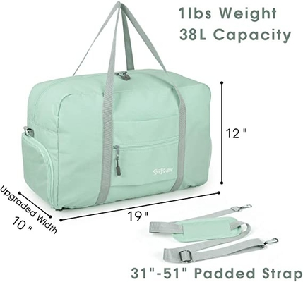 น้ำหนักเบา ยิม Travel Sports Duffel Bag Casual Nylon