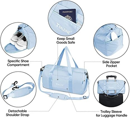 กระเป๋า Duffle กีฬากันน้ำยิมสำหรับผู้หญิงผู้ชาย Small