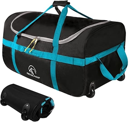 กระเป๋า Duffle แบบพับได้มีล้อ 85l 120l 140l 1680d Oxford Collapsible