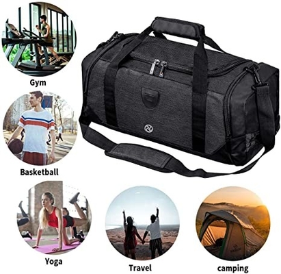 Travel Weekender Sports Duffle กระเป๋ากันน้ำสำหรับผู้ชายผู้หญิง