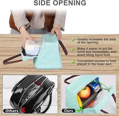 Oxford Insulated Tote Bag กระเป๋าช้อปปิ้ง Resuable กันน้ำสำหรับผู้หญิง Men