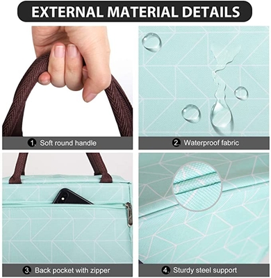 Oxford Insulated Tote Bag กระเป๋าช้อปปิ้ง Resuable กันน้ำสำหรับผู้หญิง Men