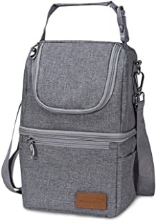 กระเป๋าใส่ขวดนมฉนวนหุ้มฉนวนที่ถอดออกได้ MultiFunction Breastmilk Cooler Bag