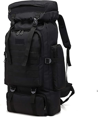 กระเป๋าเป้สะพายหลังเดินป่าตั้งแคมป์ 70l Molle Rucksack Waterproof Travel Daypack