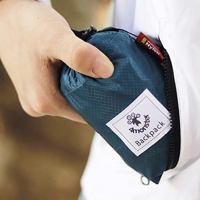 กระเป๋าเป้สะพายหลังเดินป่า Daypack น้ำหนักเบา Packable Waterproof 70L Oxford Material