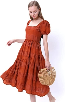 OEM Womens Bamboo Handbag กระเป๋าผ้าแฮนด์เมดแฮนด์เมด