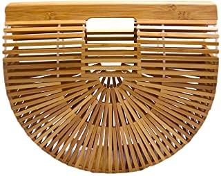 OEM Womens Bamboo Handbag กระเป๋าผ้าแฮนด์เมดแฮนด์เมด